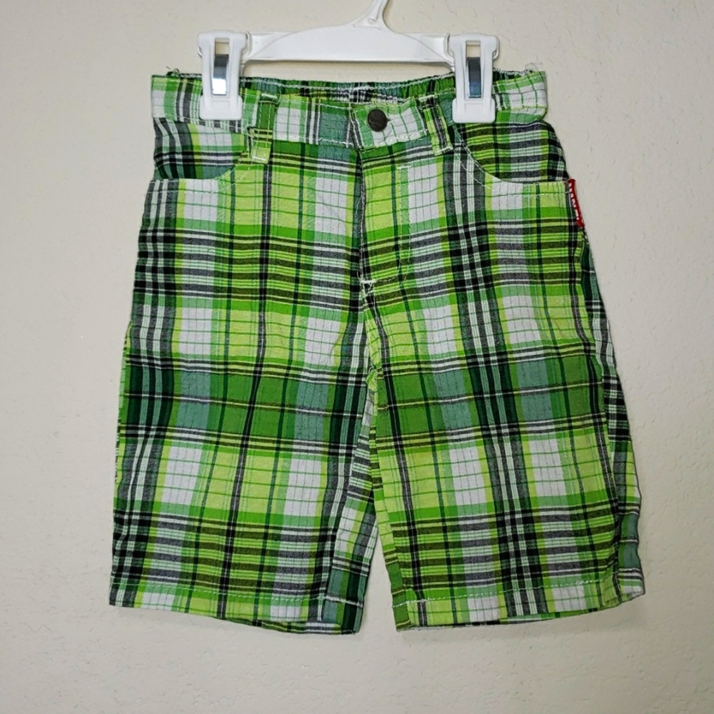 Marvel Comics Boys Checkered Shorts Size 4t